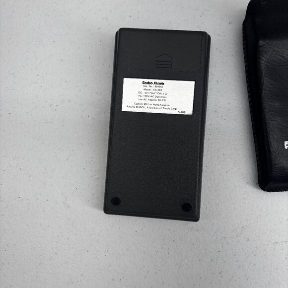 Vinatge RadioShack EC-243 Calculator with Cover *WORKS* Using 2AA Batteries - Picture 5 of 5